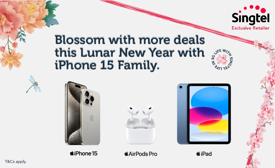 [Singtel Exclusive Retailer] 🌸 Blossom with more prosperity this Lunar New Year! 🌸